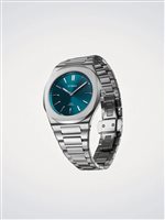 Armbanduhr D1 Milano Groovy Green Ultra Thin 39 mm in Stahl D1-UHBJ03 - D1-UHBJ03